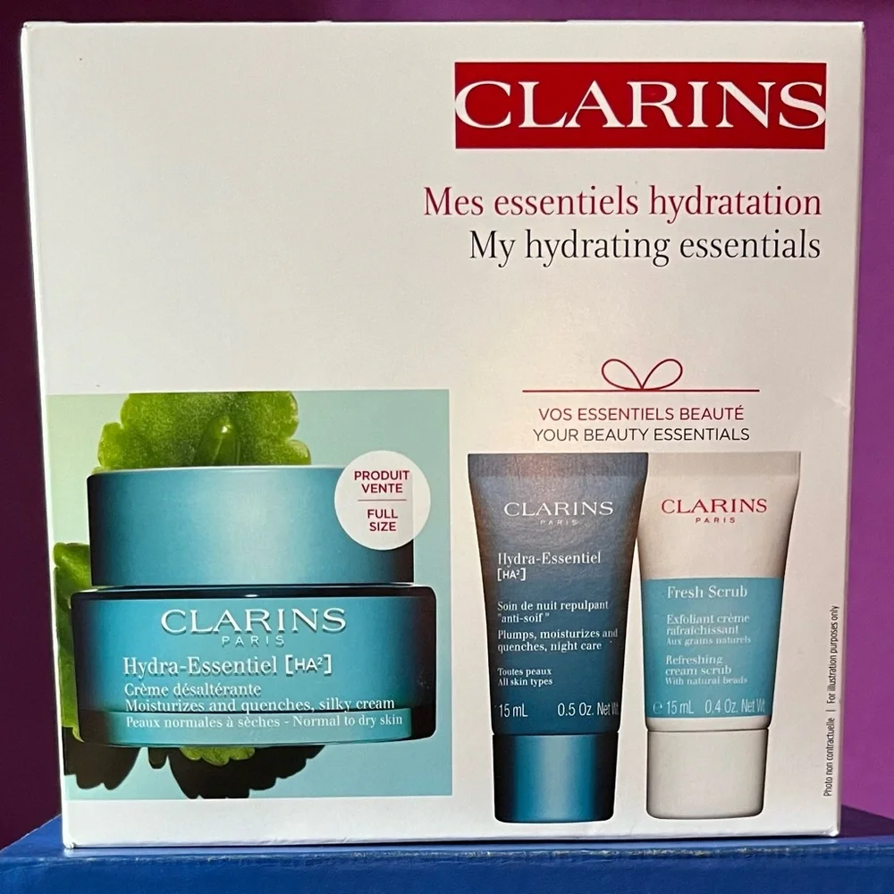 CLARINS - Hydra-Essentiel - 3 piece - travel size set